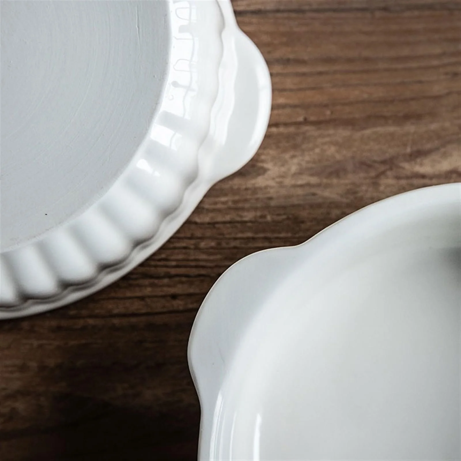 Форма для запекания керамическая Кастрюля-салатница винтажный стиль с ручками 500 мл, фото №3