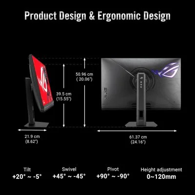 Монитор ASUS ROG Strix 5K XG27JCG (90LM0CE0-B01371), фото №7 Монитор ASUS ROG Strix 5K XG27JCG (90LM0CE0-B01371), фото №7