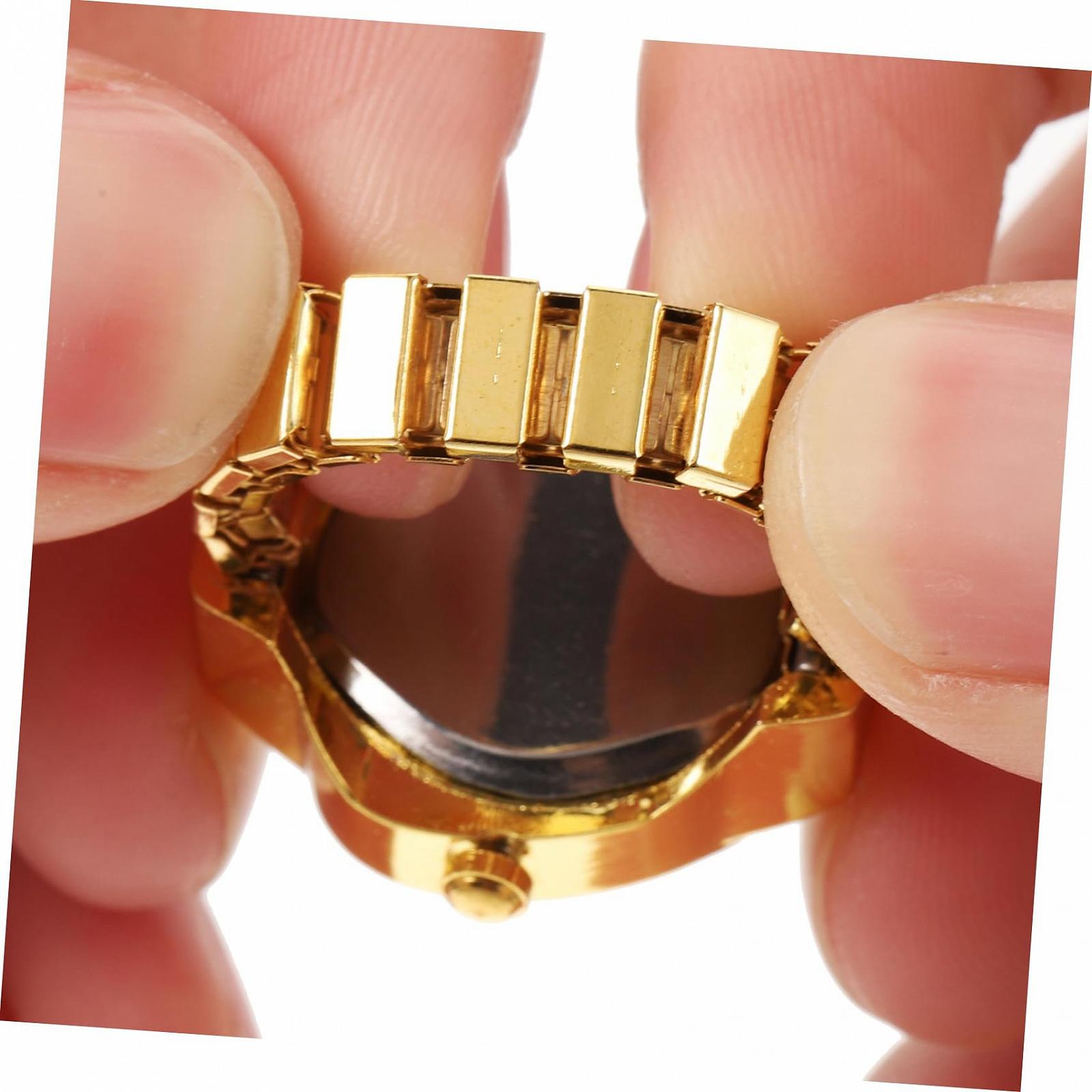 Кільце-годинник Healvian Mini Золотий, фото №3