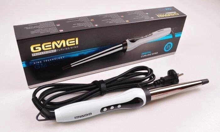 Конусная профессиональная плойка для локонов GM 403, фото №4 Конусная профессиональная плойка для локонов GM 403, фото №4