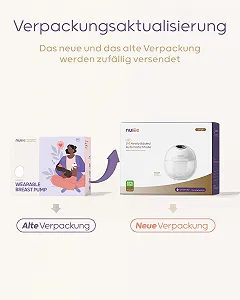 Молоковідсмоктувач електричний портативний Nuliie S32, 4 режими, 9 рівнів, фланець 24 мм з LED-дисплеєм, додатковий 1 фланець 18 мм & 21 мм і змінні качкові клапани (1 шт, Білий) synthetic.ua - Фото 1