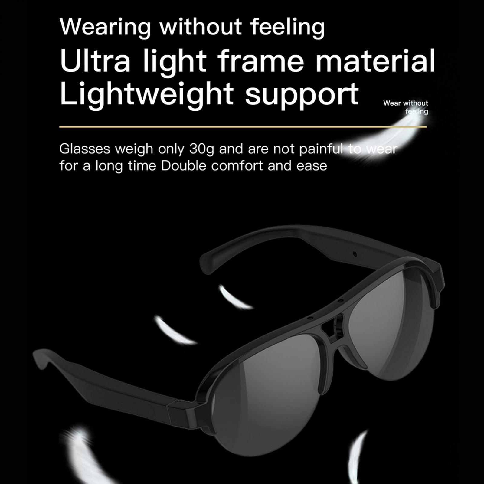 Розумні окуляри для перекладу AI Bluetooth 5.4 Аудіо сонцезахисні окуляри 144 мови, фото №9 Розумні окуляри для перекладу AI Bluetooth 5.4 Аудіо сонцезахисні окуляри 144 мови, фото №9