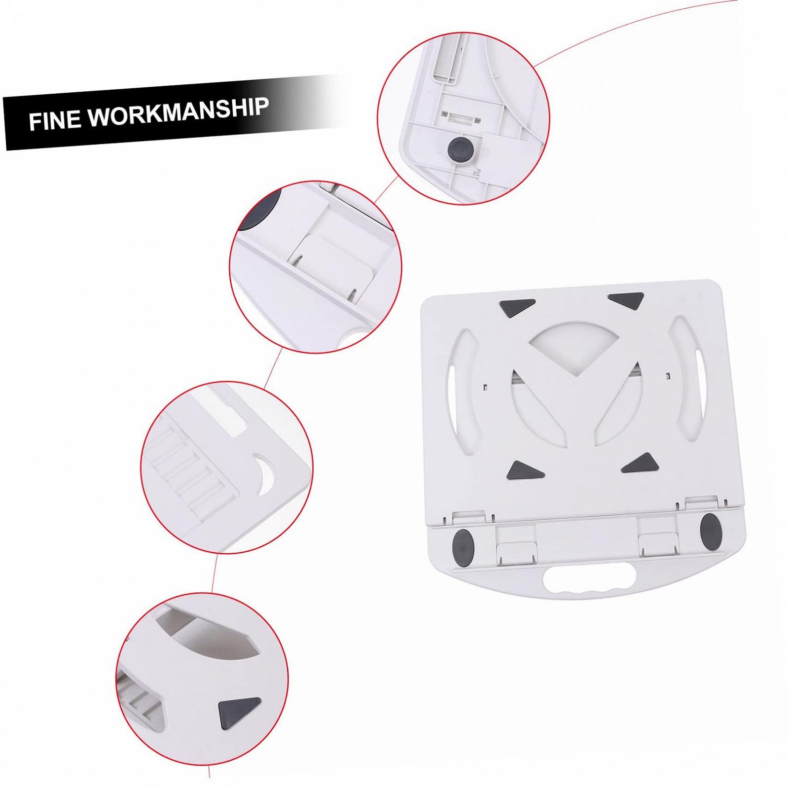 Підставка для ноутбука GALPADA Обертова Регульована по висоті Ергономічна Портативна Біла, фото №4 Підставка для ноутбука GALPADA Обертова Регульована по висоті Ергономічна Портативна Біла, фото №4