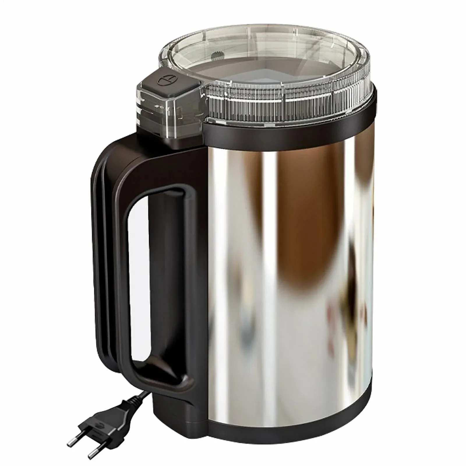 Мельница для кофейных зерен, Высокопроизводительная мельница из нержавеющей стали с прочным режущим лезвием, Мельница с лезвиями из нержавеющей стали для дома, любителей кухни и ежедневного использования, фото №1