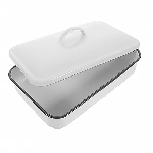 Противень для выпечки Эмалированный термостойкий износостойкий универсальный антипригарное покрытие - Фото 1