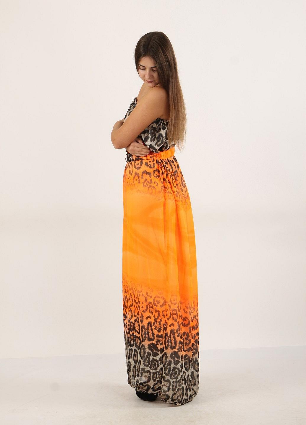 Платье Enna Levoni S-L Оранжевый (ND-ESV8-128-Orange), фото №3