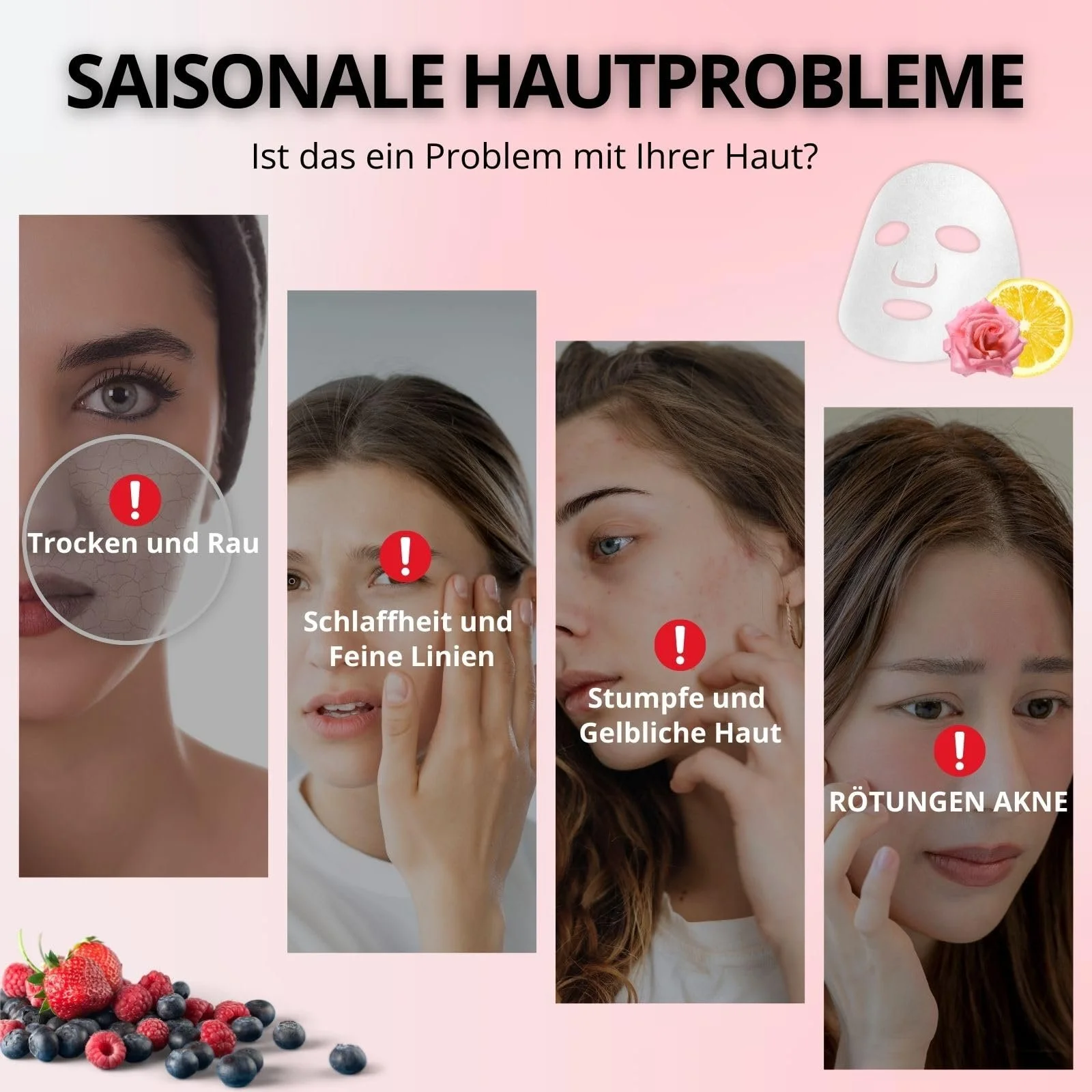 Тканевая маска Altherona Набор 10 шт. Увлажняющая маска для лица с фруктовыми растительными экстрактами, успокаивающие маски с центеллой, набор красоты для подростков, девушек и женщин, подарки для ухода за лицом, фото №4