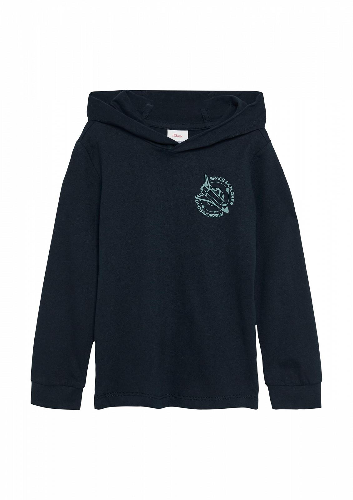 Толстовка s.Oliver с принтом на спине, фото №1