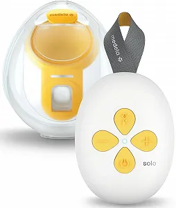 Електричний молоковідсмоктувач Medela Solo Hands-free / 150 мл. / Білий - Фото 1