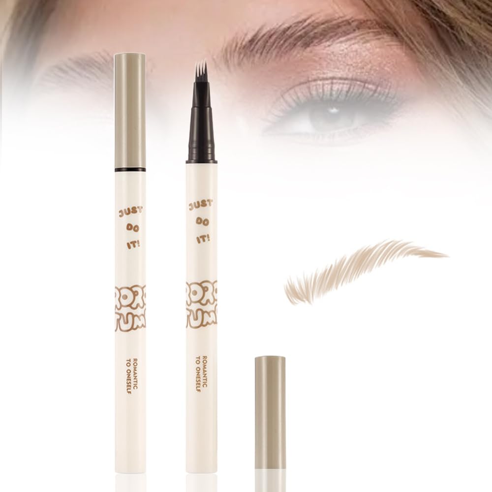 Карандаш для бровей Microblading 3D Micro 2024 4 Fork Tips Водостойкий Коричневый, фото №1