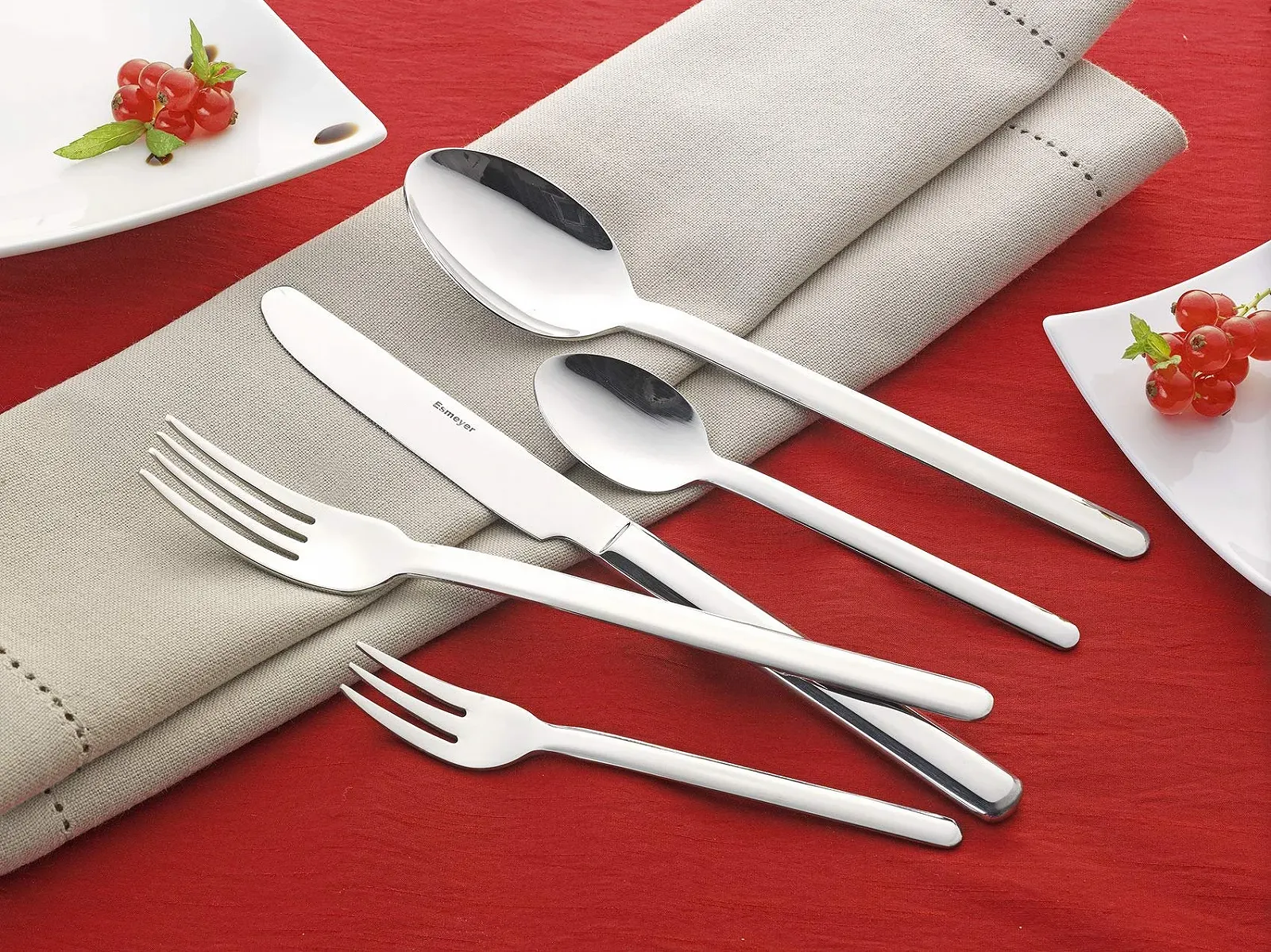 Ложки кофейные и вилки для торта Esmeyer Bettina 18/10 полированная нержавеющая сталь, упаковка 12 штук, фото №4 Ложки кофейные и вилки для торта Esmeyer Bettina 18/10 полированная нержавеющая сталь, упаковка 12 штук, фото №4