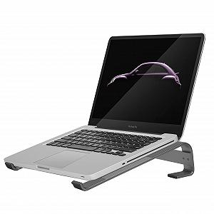 Подставка для ноутбука Konsol 10-15.6 дюймов, эргономичная алюминиевая портативная подставка для ноутбука с вентиляцией, универсальный держатель, совместимый с ноутбуками - Фото 1