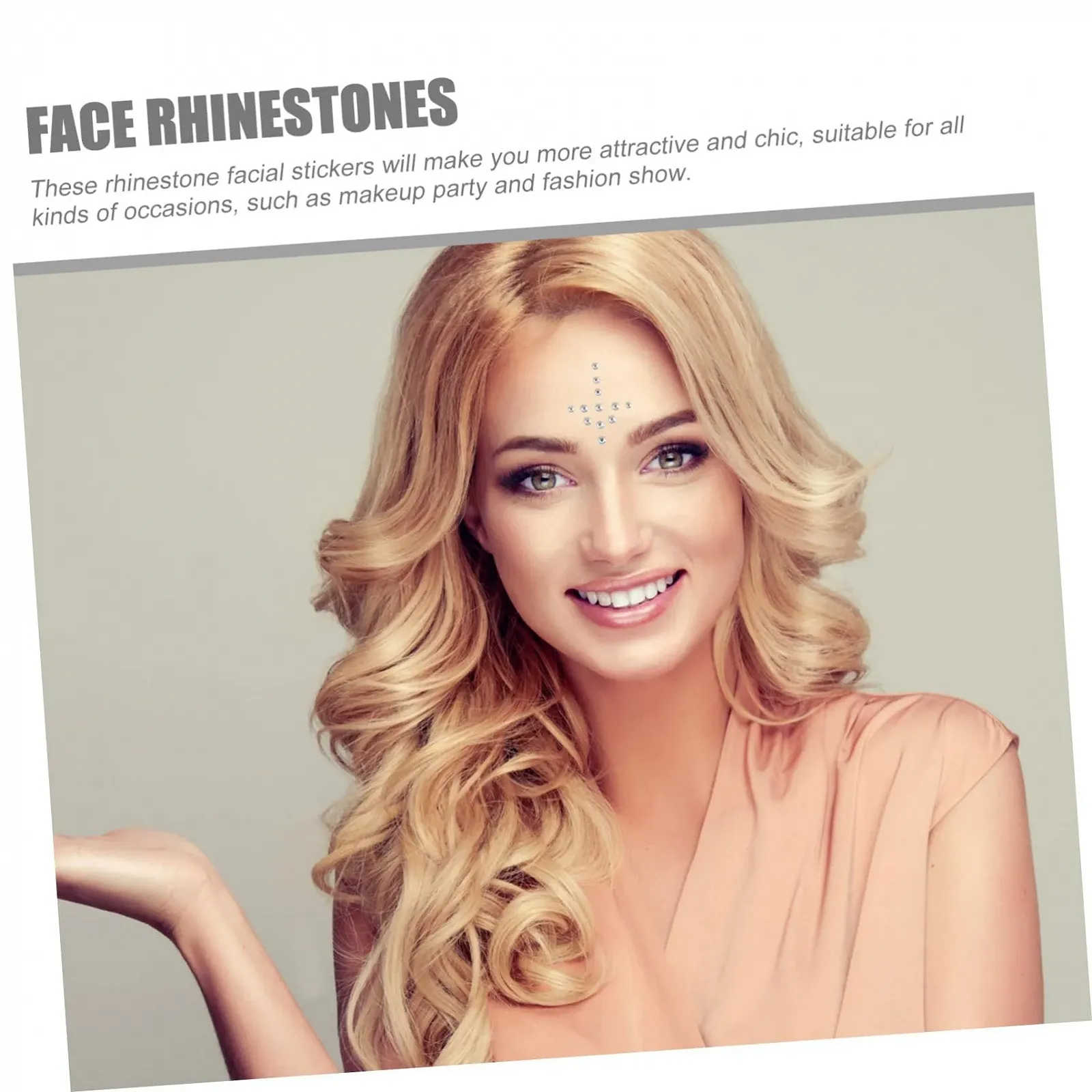 Стразы самоклеящиеся MERRYHAPY 4 шт. для лица и тела, блестящие наклейки для макияжа для фестивалей и вечеринок, многоразовые украшения для глаз и ногтей, фото №3