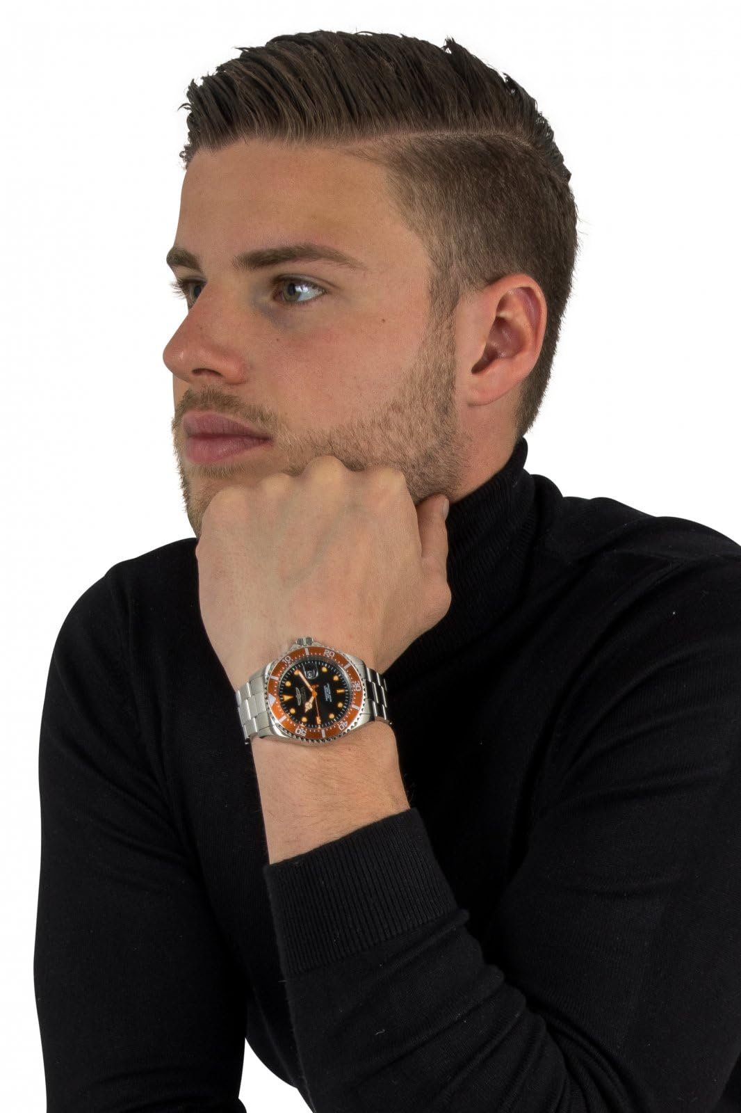 Invicta Pro Diver з нержавіючої сталі, чоловічий кварцовий годинник - 43 мм, фото №5