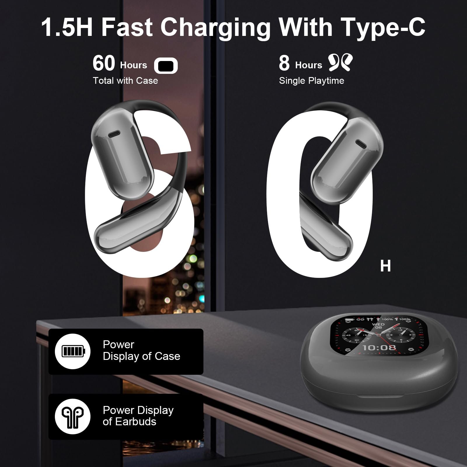 Навушники-перекладачі WingFly AI, 144 мови в реальному часі, бездротові Bluetooth 5.4 для iOS та Android, фото №7 Навушники-перекладачі WingFly AI, 144 мови в реальному часі, бездротові Bluetooth 5.4 для iOS та Android, фото №7