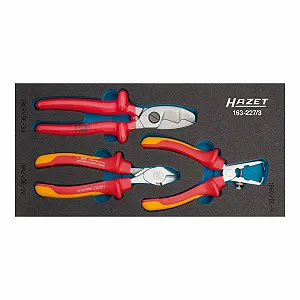 Набор плоскогубцев VDE HAZET 163-227/3 Multi-Colour - Фото 1