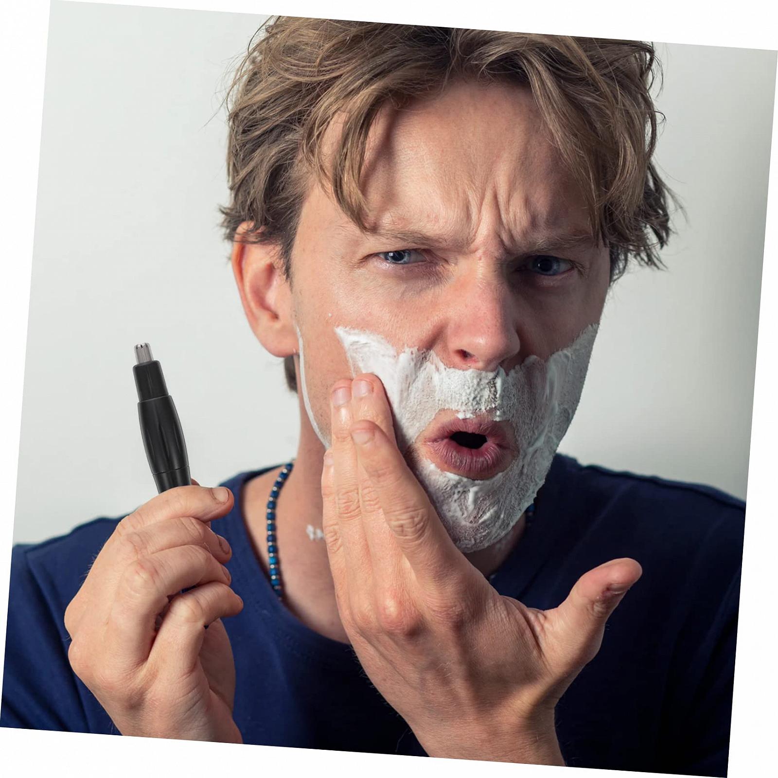 Триммер HOMSFOU Nose Hair Trimmer Электробритва для мужчин Черный, фото №4