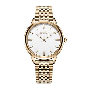 Купить Женские часы BURKER Emily Круглые Аналоговые Кварцевые 36 мм Золотой Белый - Фото 1 Женские часы BURKER Emily Круглые Аналоговые Кварцевые 36 мм Золотой Белый - Фото 1