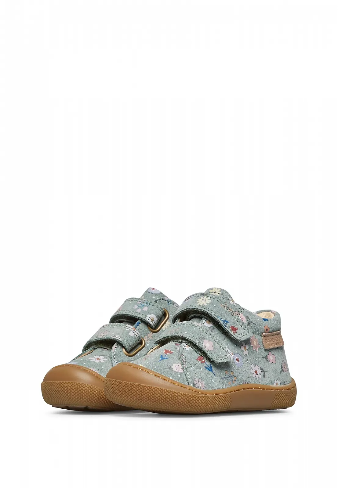 Босоножки Naturino с цветочным принтом из замши, фото №3