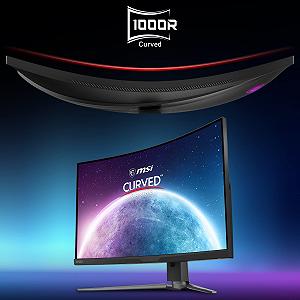 Монитор MSI MPG ARTYMIS 323CQRDE 32 дюйма 1000R изогнутый игровой 2560 x 1440 165 Гц 1мс AMD FreeSync Premium VA HDR 400 RGB Чёрный synthetic.ua - Фото 1