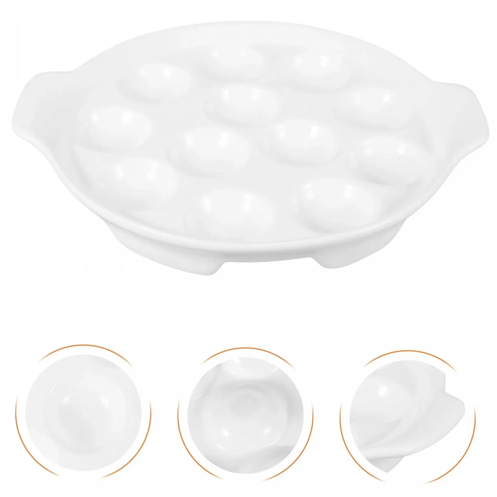 Форма для равликів Sosoport Керамічна Біла, фото №9