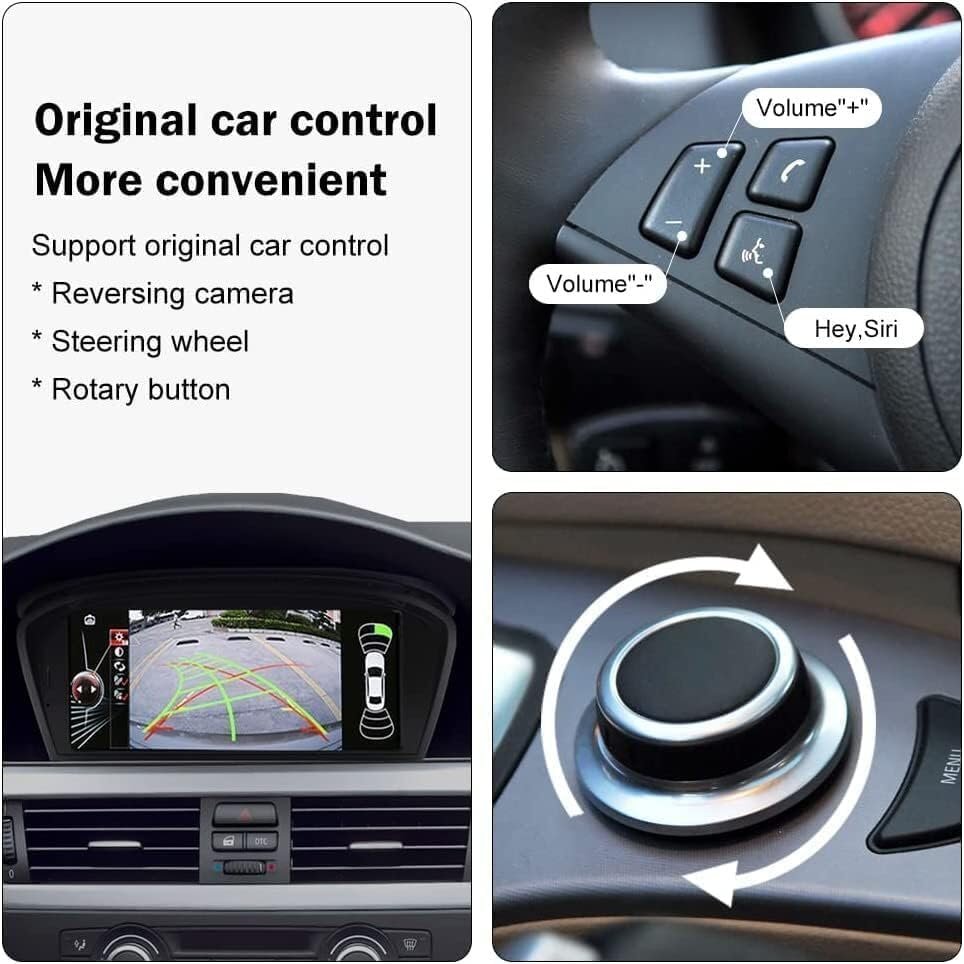 Штатная автомагнитола NAVIVOX для BMW 3/5/6 Series E60/E61/E62/E63/E64/E90/E91/E92/E93 / 8.8" / Сенсорная / Linux / Apple CarPlay / Android Auto / Bluetooth / WI-FI / GPS / USB, фото №5