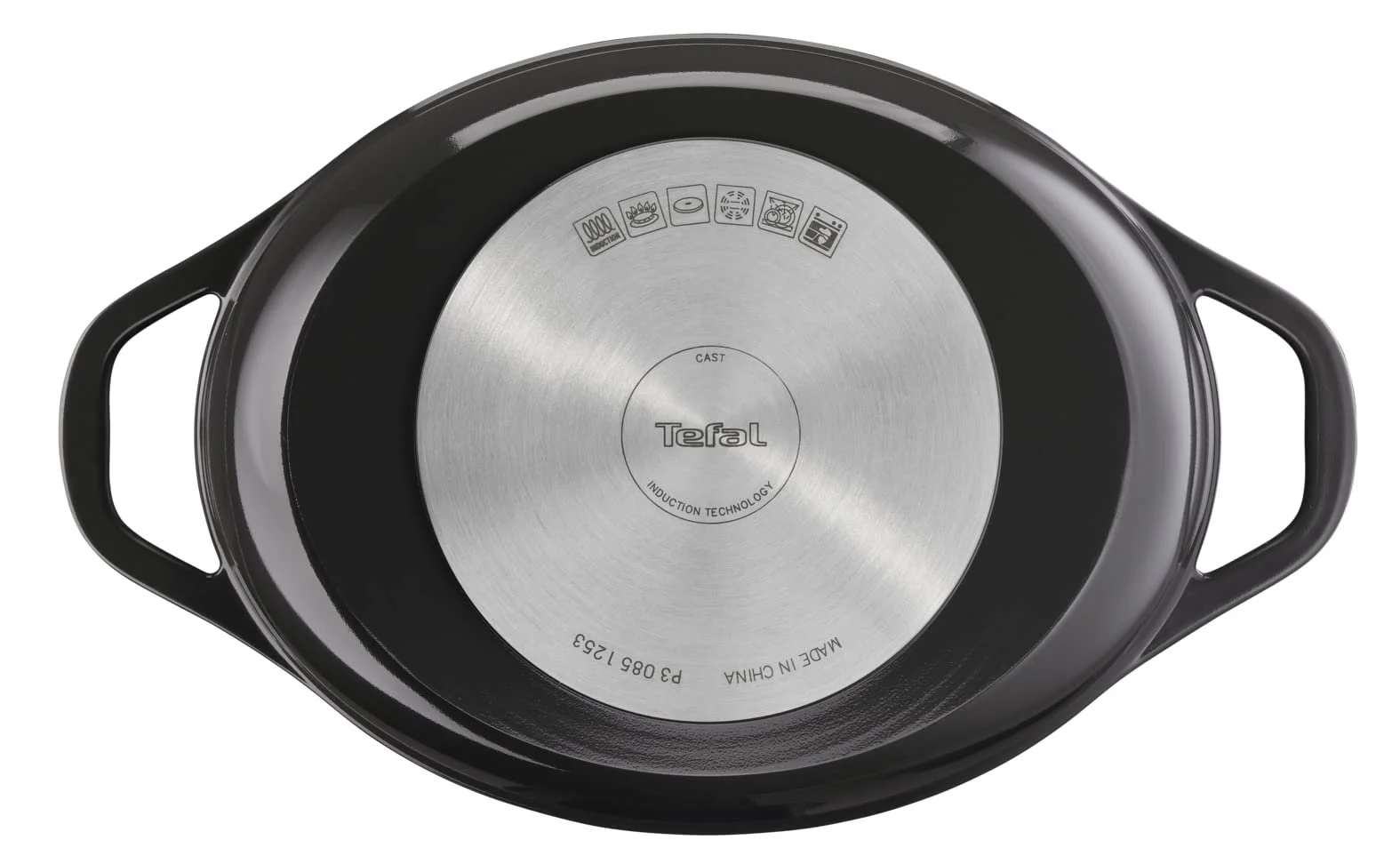 Каструля Tefal Air E2558904 30 см овальна литий алюміній індукційна Grey, фото №12