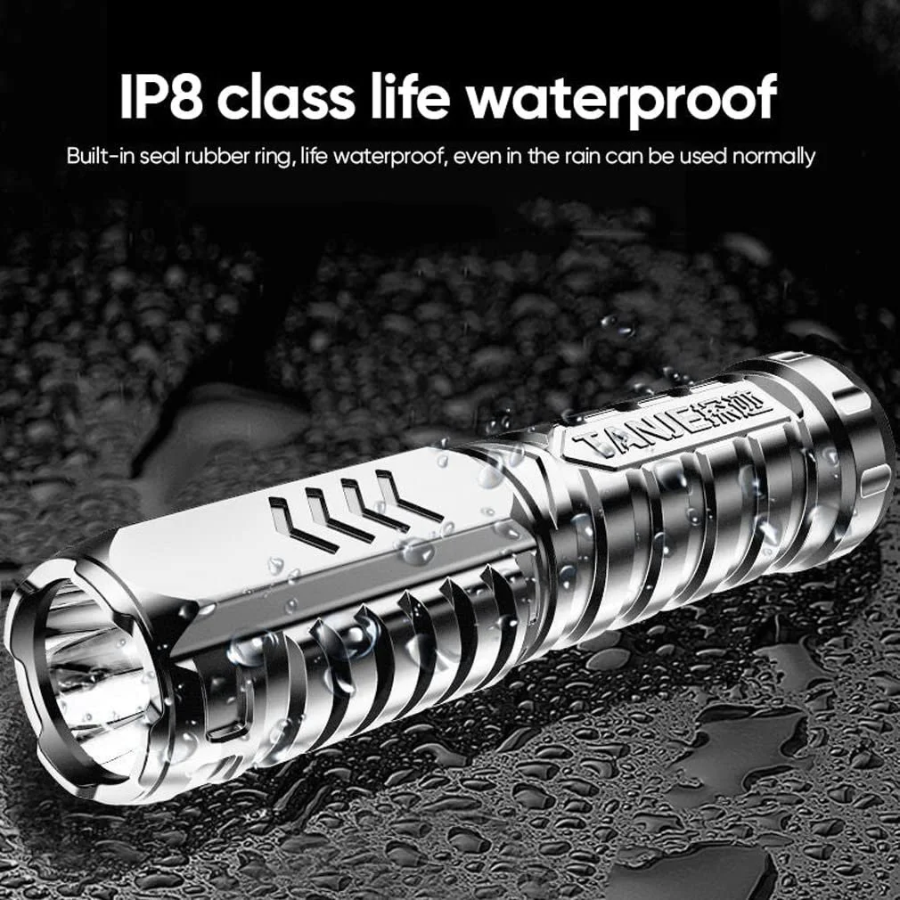 Світлодіодний ліхтар багатофункціональний, надзвичайно яскравий ліхтар, тактичні ліхтарі з 3 режимами освітлення, водонепроникний ліхтарик для кемпінгу на відкритому повітрі, фото №3