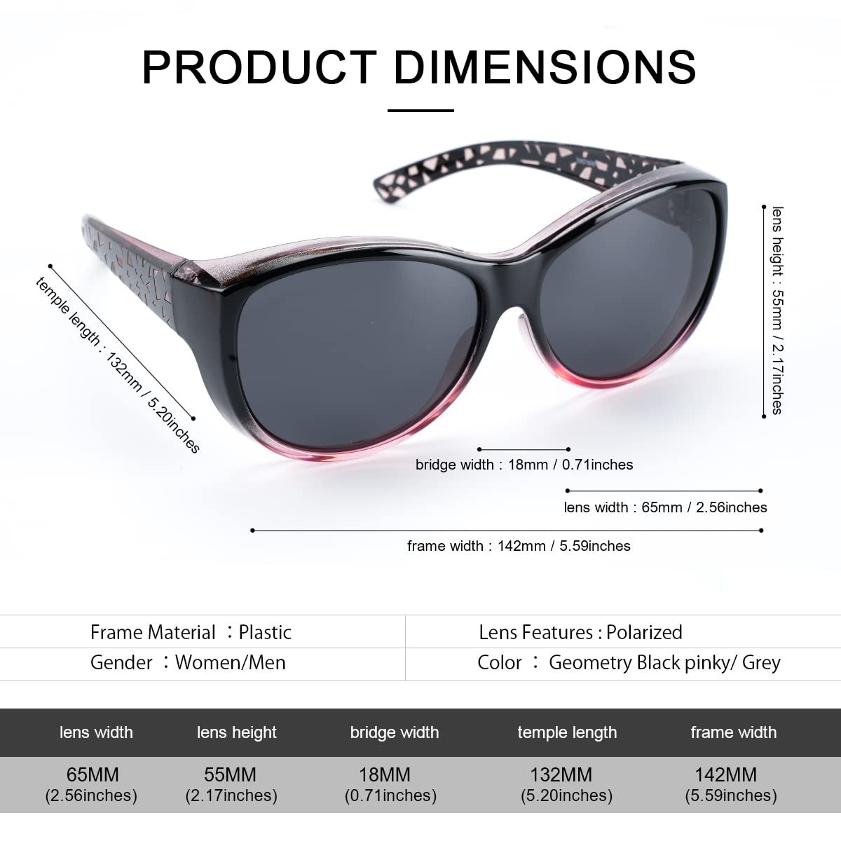 Поляризовані сонцезахисні окуляри-кліпони для жінок/чоловіків SIPHEW, фото №6