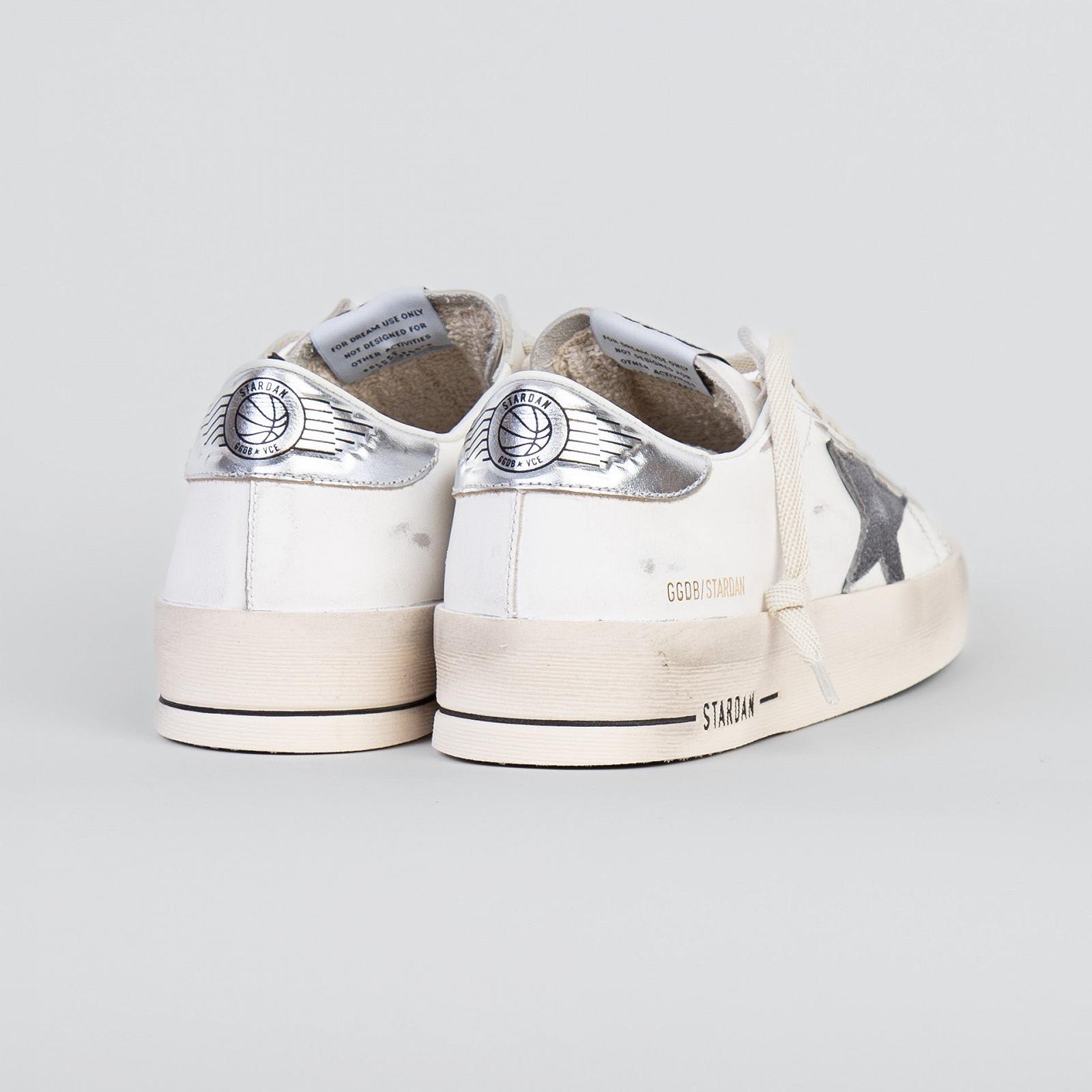 Кросівки Golden goose Stardan Leather Low Top Sneakers White Grey 44, фото №6