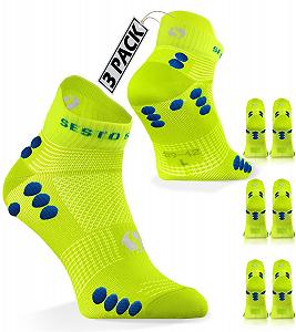 Носки Sesto Senso Спортивные Короткие Водоотталкивающие, 3 пары, Разноцветные - Фото 1