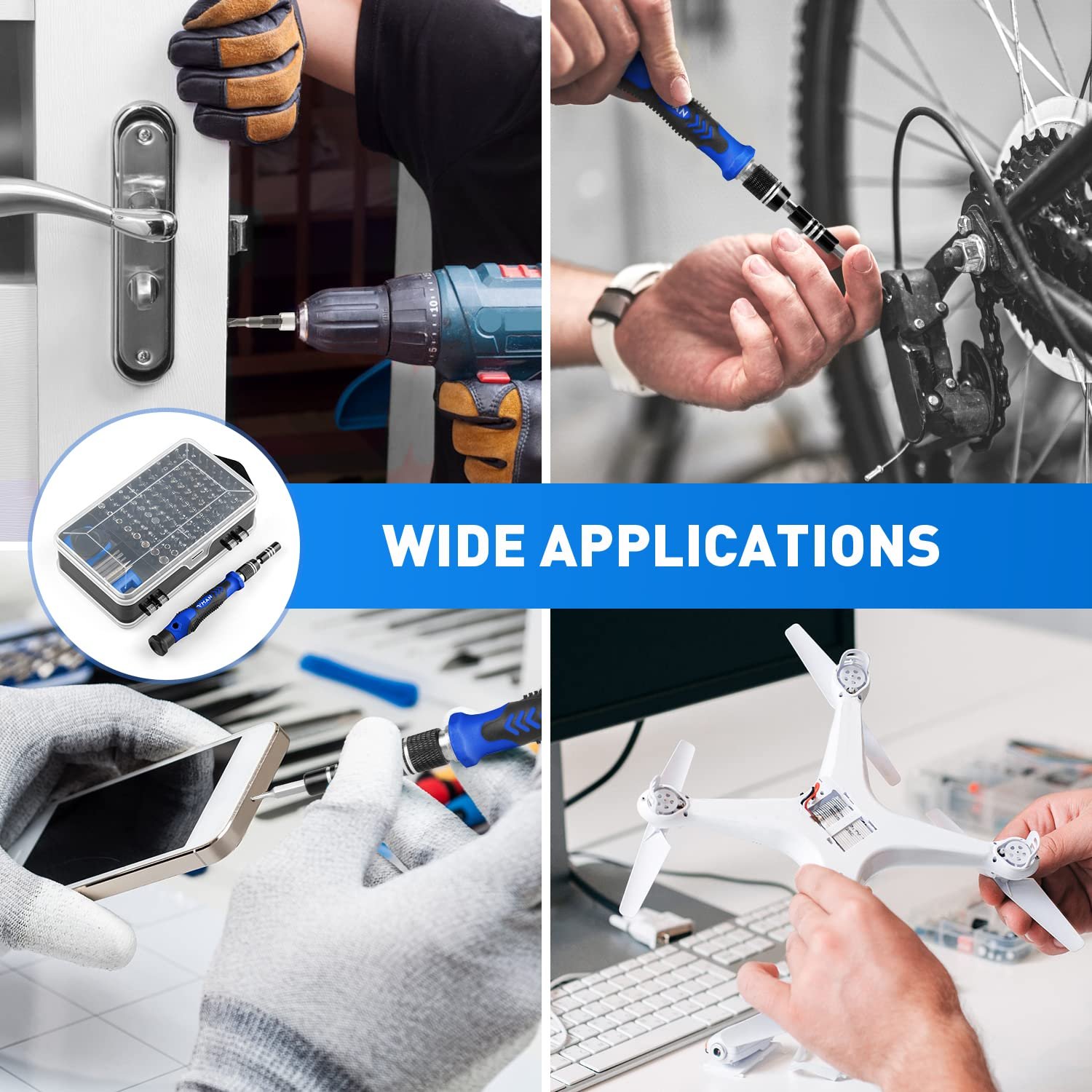 Набір викруток VMAN 145 в 1 Precision Mechanic, фото №2