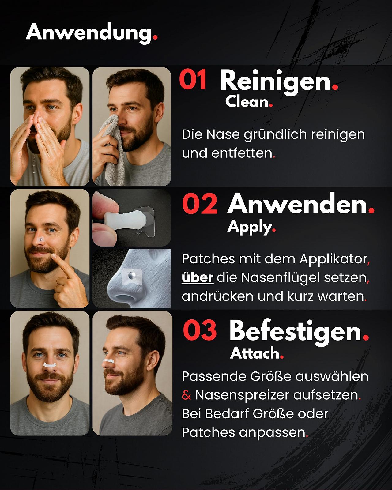 Носовые расширители (запасной набор) Magnetic Nose Plasters Pro Edition (30 шт.), фото №9 Носовые расширители (запасной набор) Magnetic Nose Plasters Pro Edition (30 шт.), фото №9