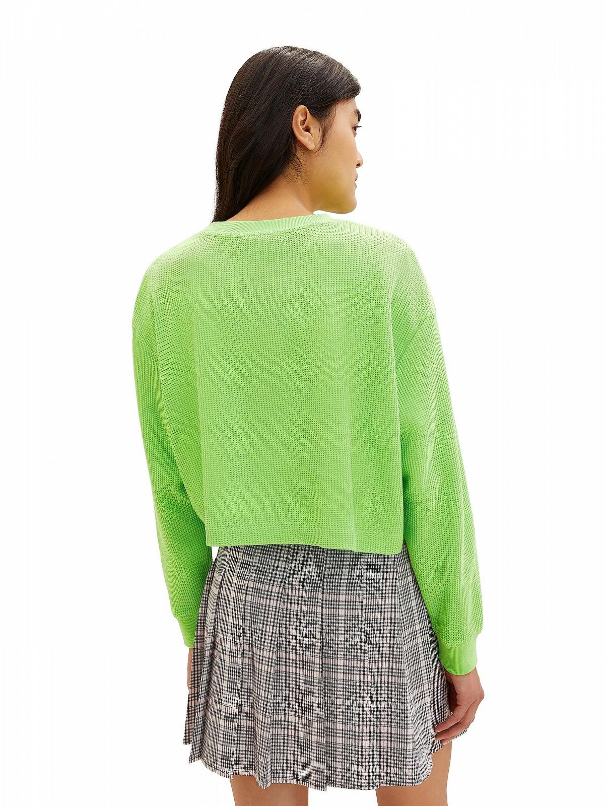 Женский свитшот TOM TAILOR Denim Basic Cropped, фото №4