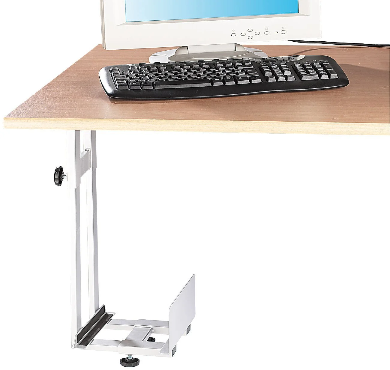 Компьютерный держатель для установки под стол, экономящий место, фото №1