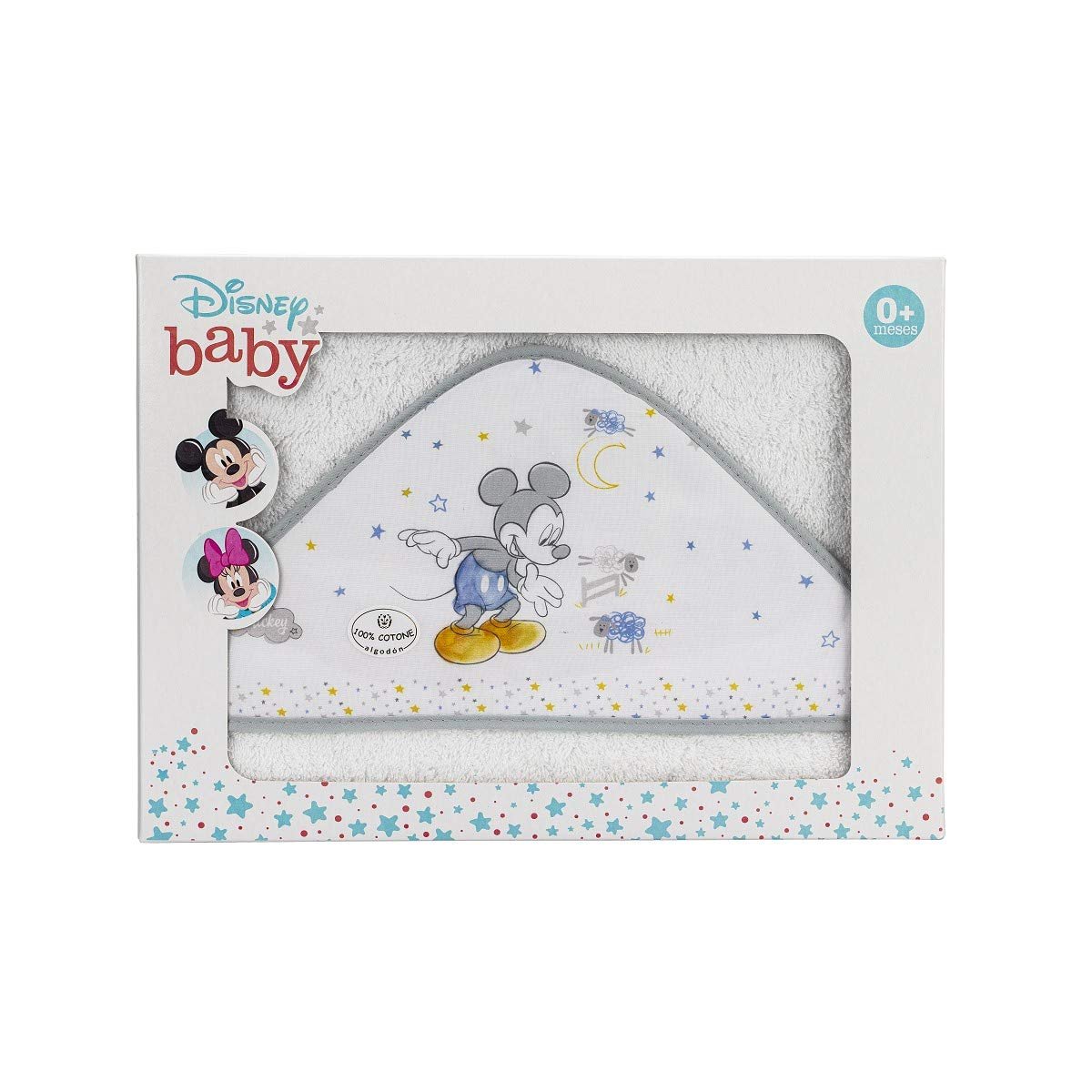 Накидка Interbaby Disney Mickey Counting Sheep Белый/Серый/Серый, фото №1
