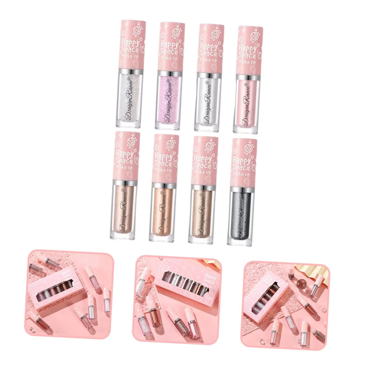 Жидкая Подводка для глаз MAGICLULU Блестки для макияжа глаз - 40 шт, фото №7