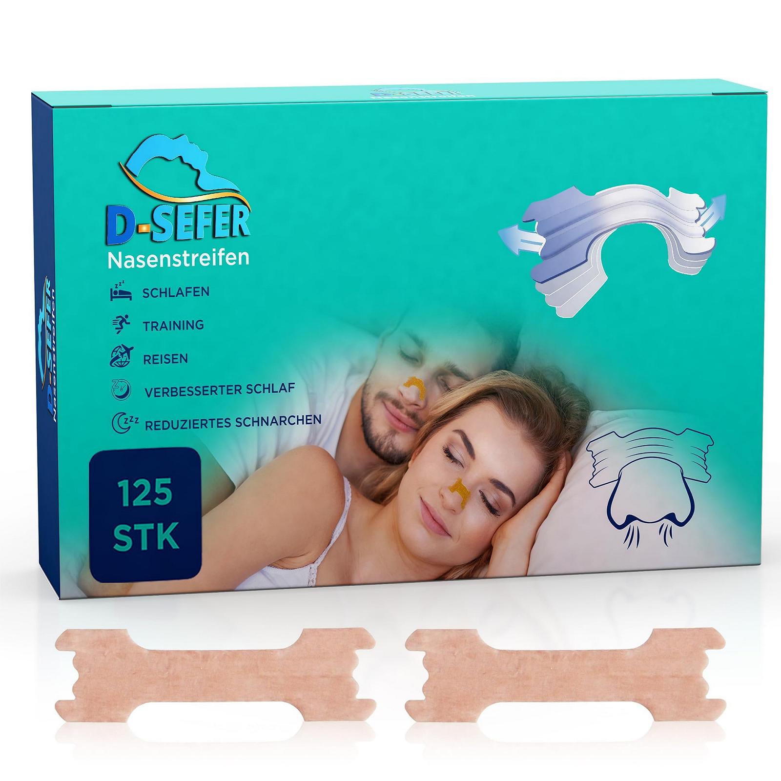 Пластирі для носа проти хропіння, 125 штук, надзвичайно міцні, фото №1