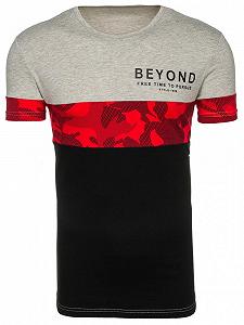 Футболка мужская удлиненная трехцветная synthetic.ua - Фото 1