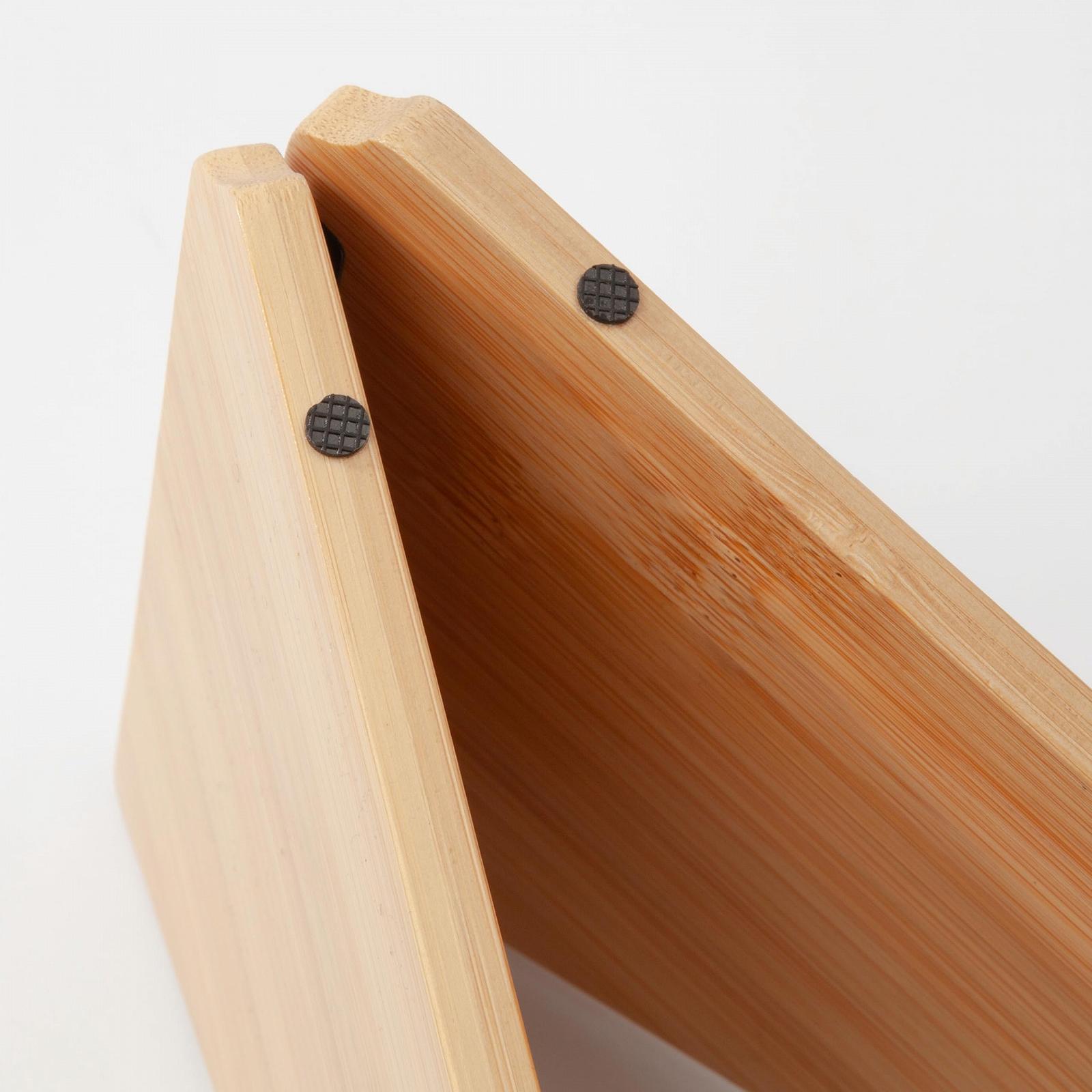 Підставка для ноутбука Sigel SA207 Bamboo, регульована по висоті, легка, складна, портативна, 30 x 14.5 x 1.8 см, фото №6