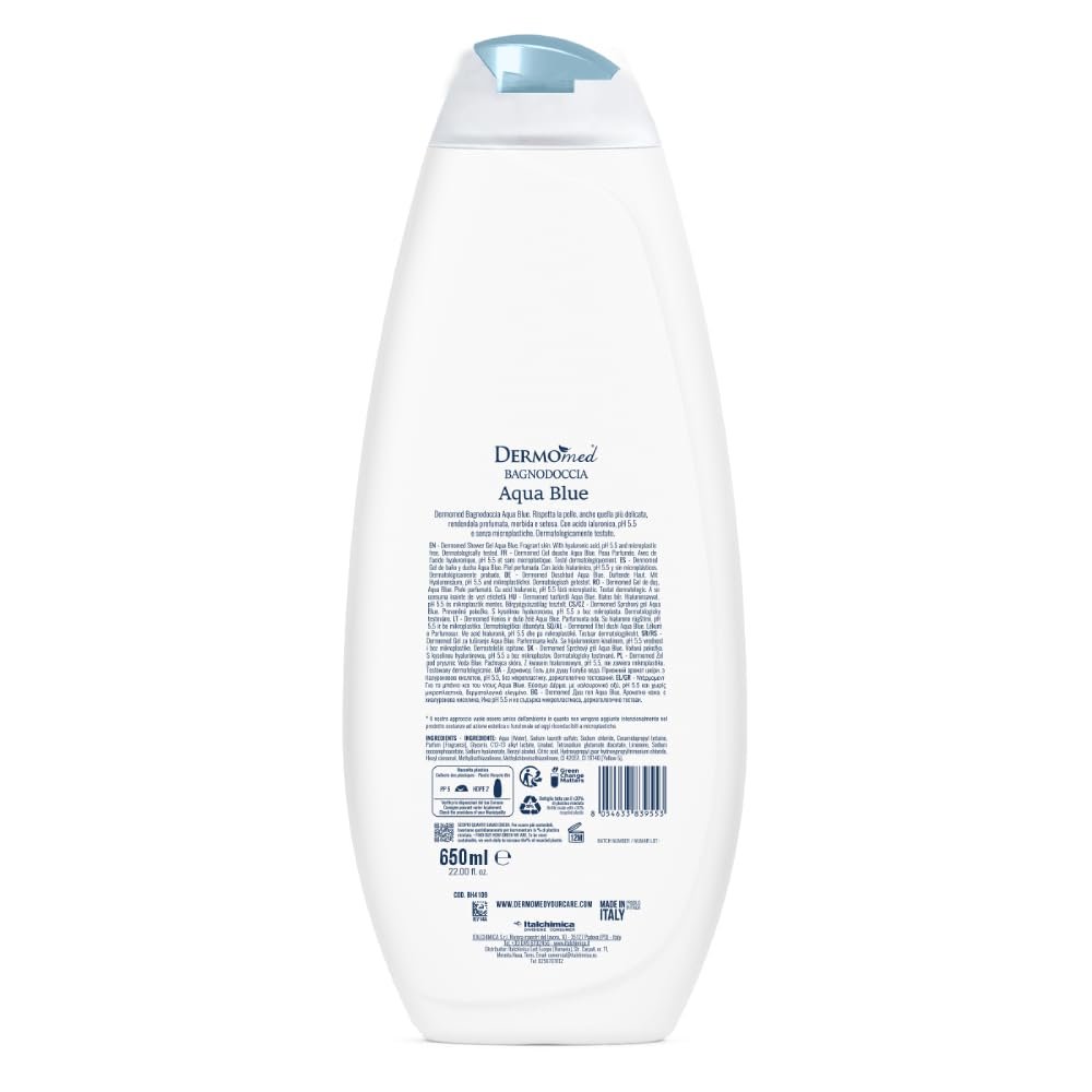 Гель для душу Dermomed Aqua Blue 12 x 650 мл, фото №2