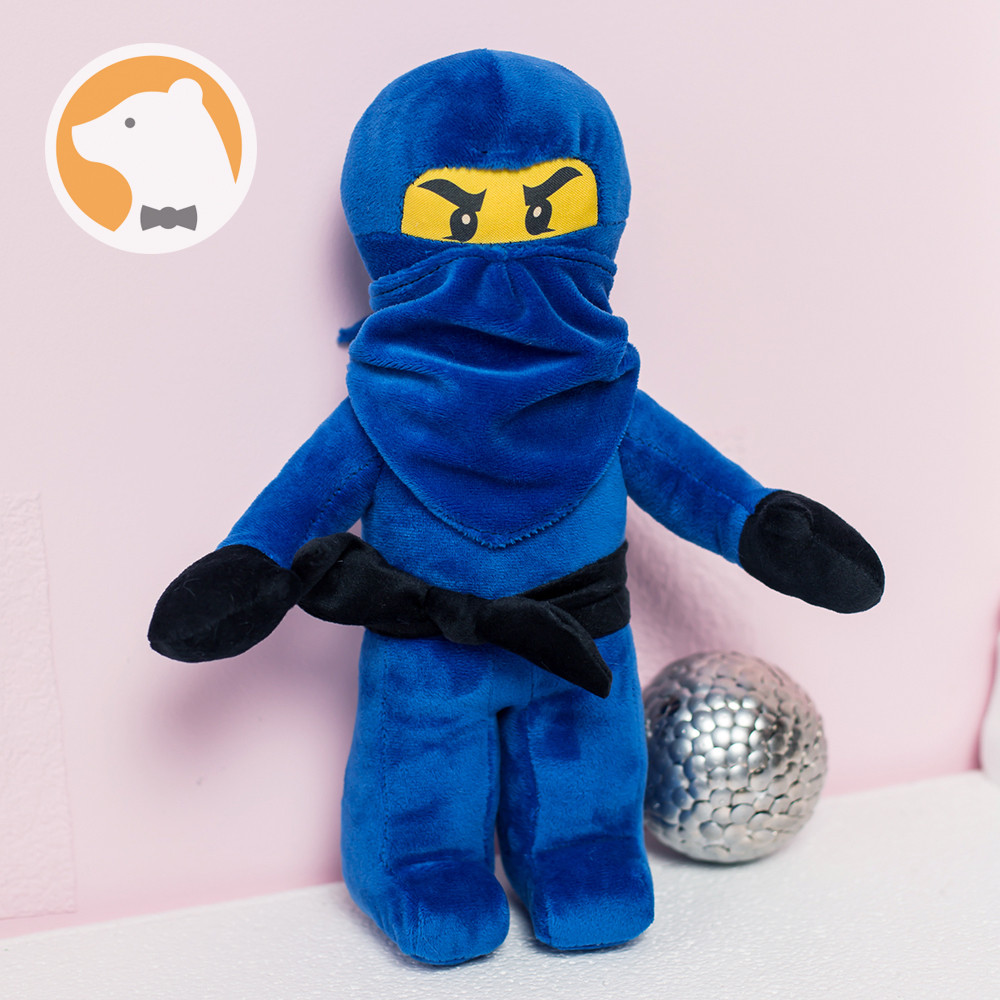 Мягкие игрушки 1000plus Джей Ниндзя Ниндзяго, синий, фото №1