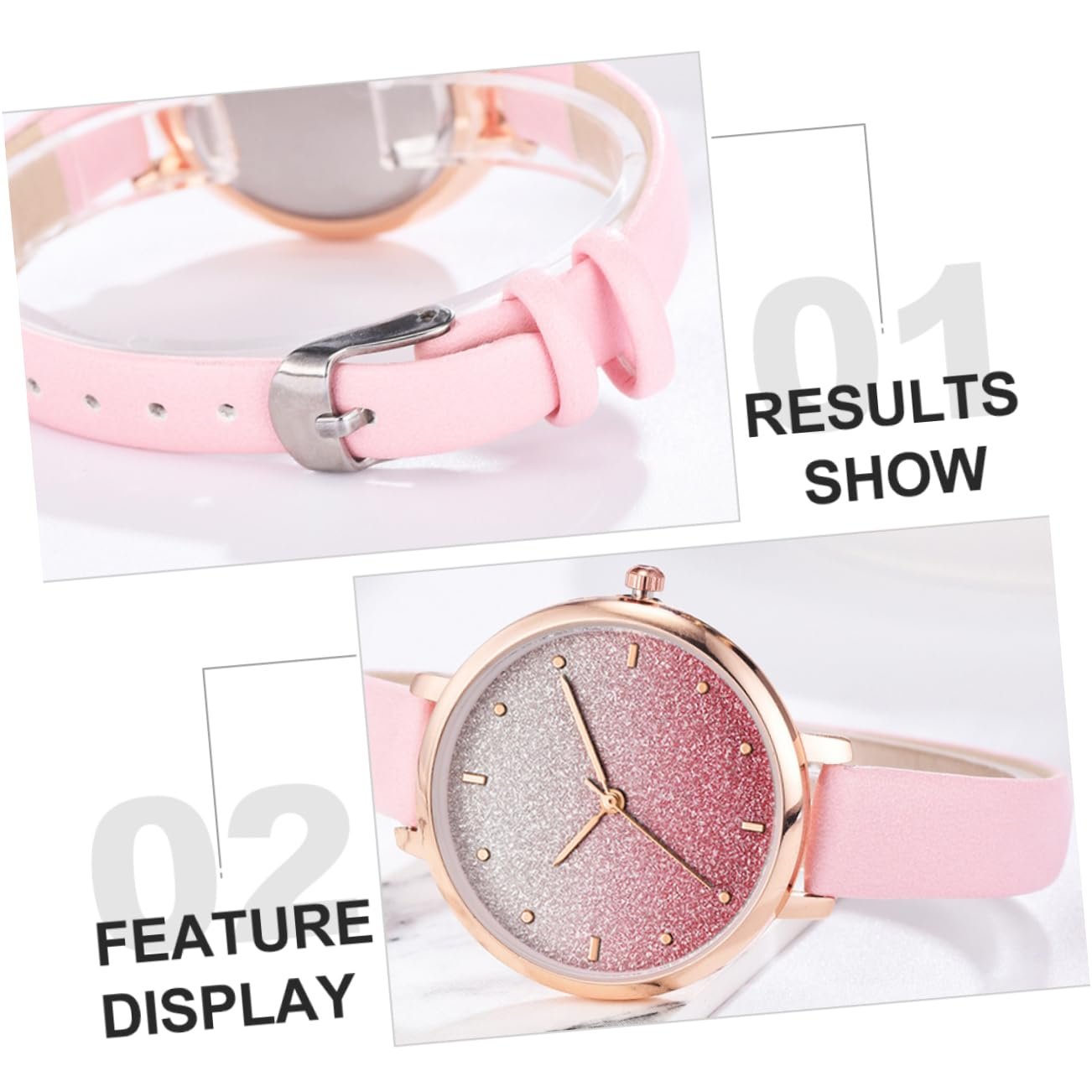 Женские Кварцевые Часы PartyKindom С Модным Ремнем PU Кожи Аналоговые Для Досуга и Вечеринок, фото №8 Женские Кварцевые Часы PartyKindom С Модным Ремнем PU Кожи Аналоговые Для Досуга и Вечеринок, фото №8