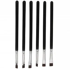 Пензлі MAGICLULU для брів, плоский, 6 штук - Фото 1