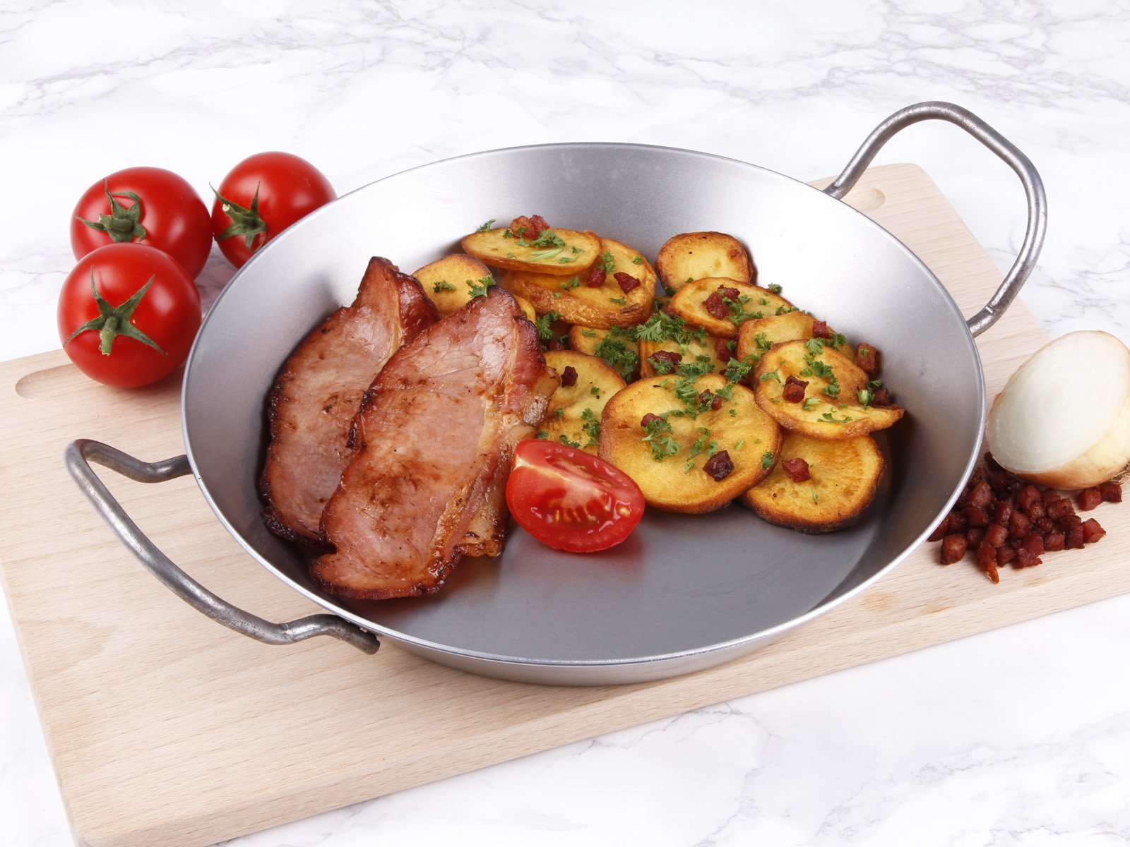 Сковорода CHG Eisenpfanne geschutzt С двумя ручками 24 см Серебристый, фото №3 Сковорода CHG Eisenpfanne geschutzt С двумя ручками 24 см Серебристый, фото №3