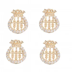 Аксессуары для ногтей FRCOLOR Набор 4 шт. Декоративные DIY Аксессуары для ногтей Гель-лак Стразы для ногтей Кошелек из сплава - Фото 1