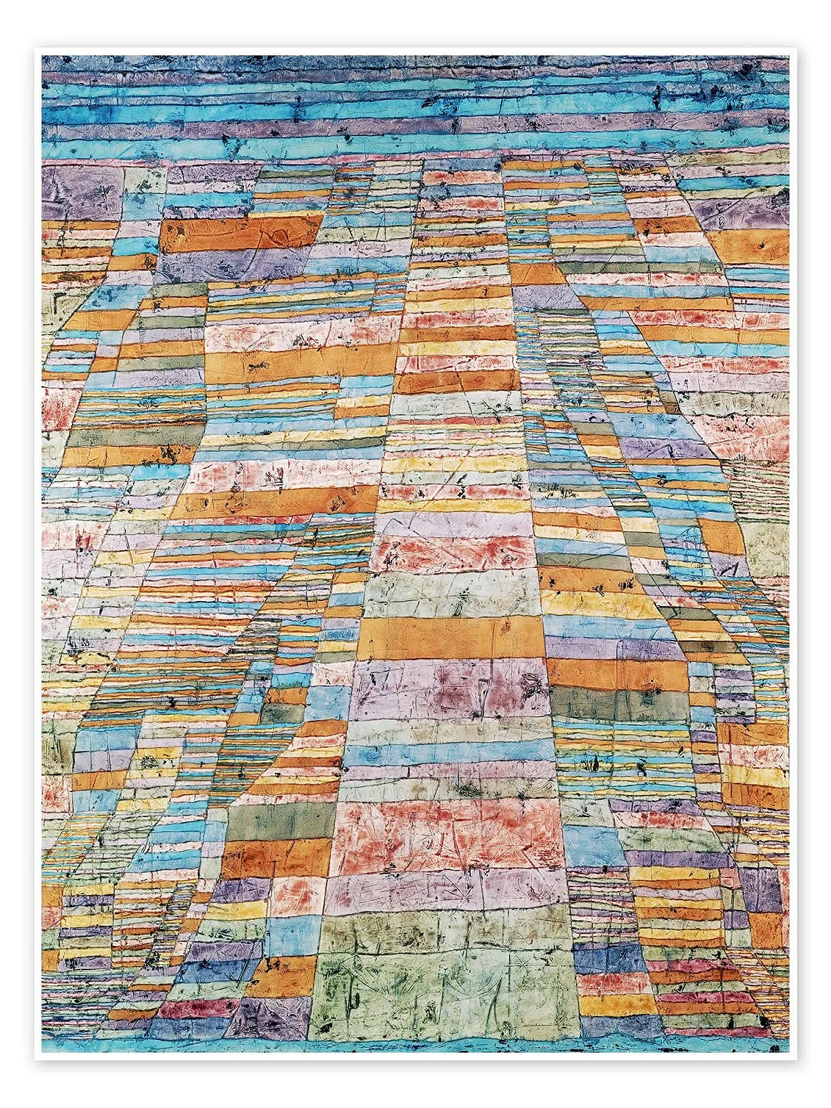 Постер Paul Klee Main Path and Side Path 60 x 80 см Цветной, фото №1 Постер Paul Klee Main Path and Side Path 60 x 80 см Цветной, фото №1