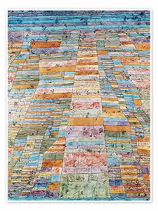 Постер Paul Klee Main Path and Side Path 60 x 80 см Цветной - Фото 1