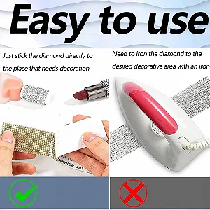 Самоклеюча стрічка зі стразами Кристал Діамант 9 мм, 12 рулонів, різні кольори synthetic.ua - Фото 1