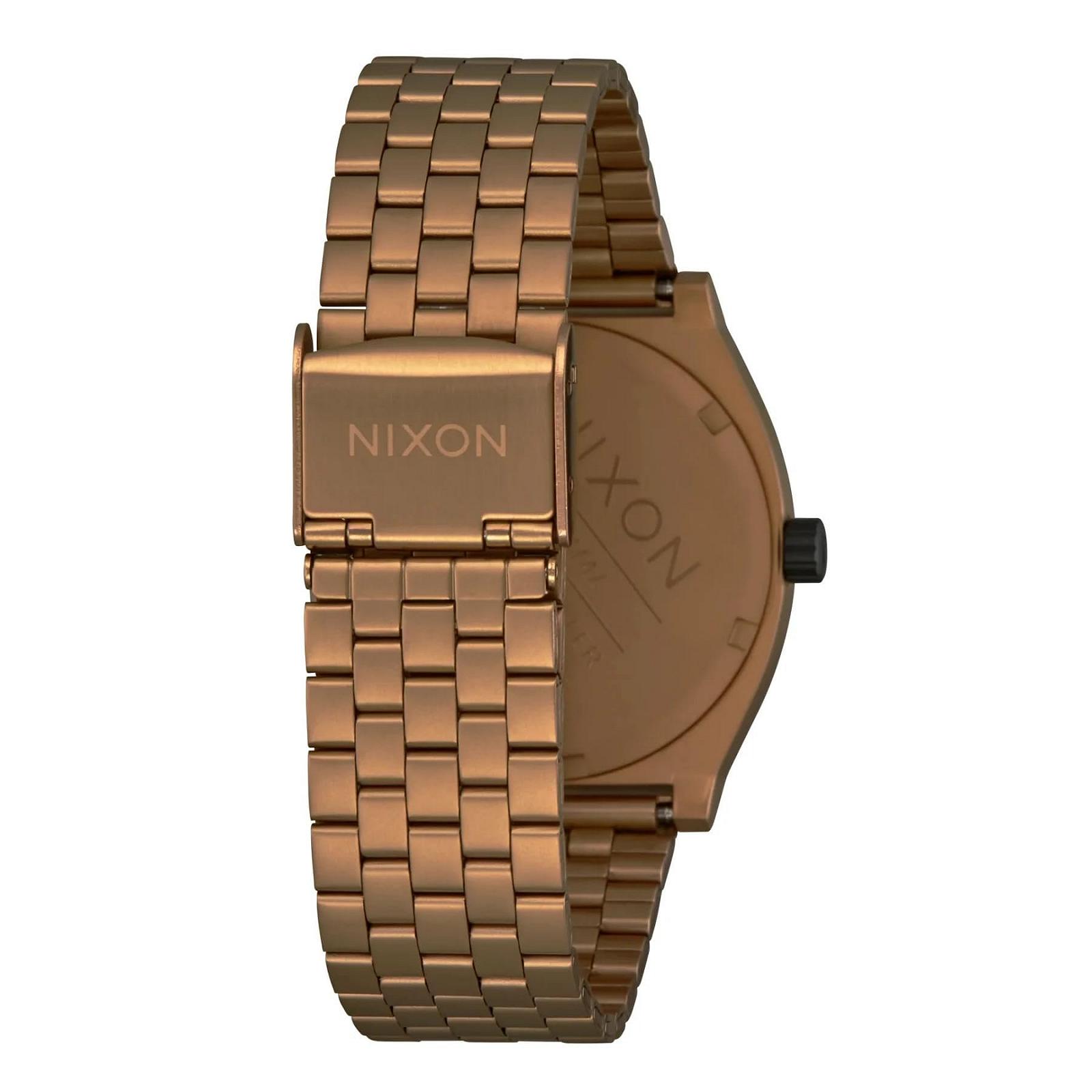 Годинник жіночий Nixon A045-5145-00 аналоговий кварцовий з ремінцем з нержавіючої сталі, бронзово-чорний, браслет, фото №2